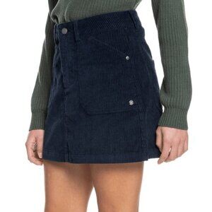 NWT Roxy Indigo Corduroy Amazing Break A-Line Miniskirt - Juniors